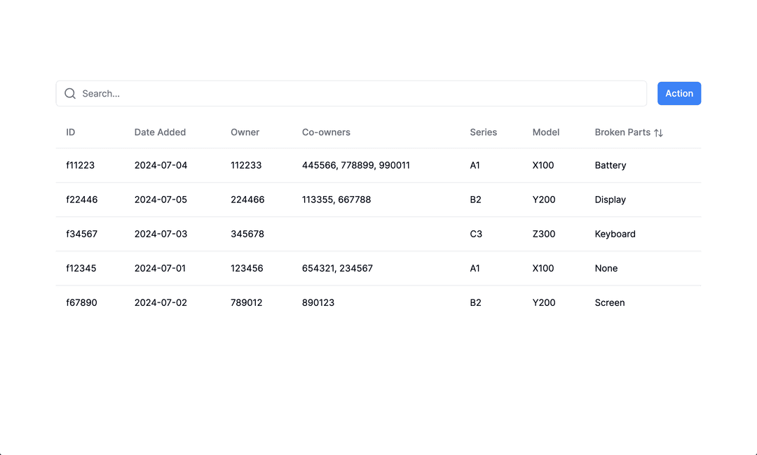 Fixture Database